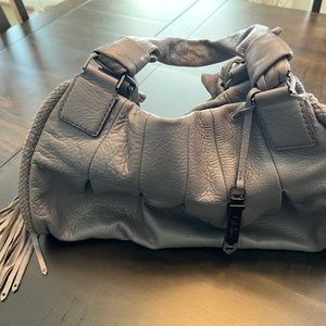 Authentic Cole Haan Gray Leather Handbag